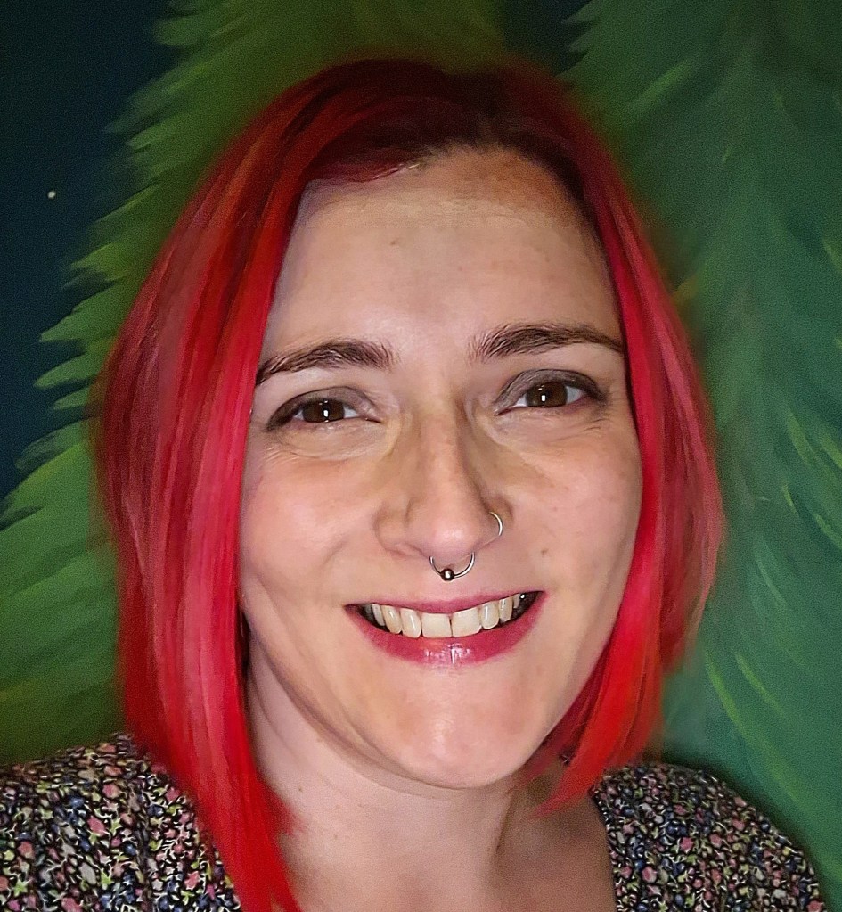 Caroline Ashley author red hair 